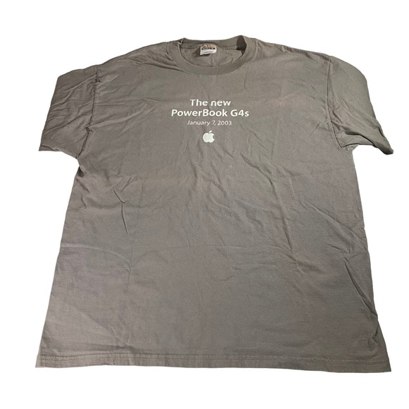 Vintage Apple Promo Powerbook G4 T Shirt Men's XL - Picture 1 of 7